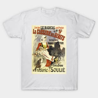 La Closerie Des Genets by jules Cheret 1896 Vintage French Advertisement Art T-Shirt